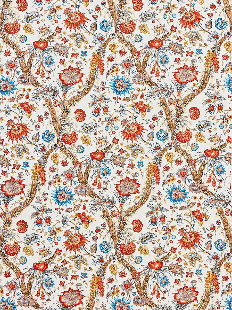 Scalamandre Fleurs Tropicales Autumn Multi Fabric