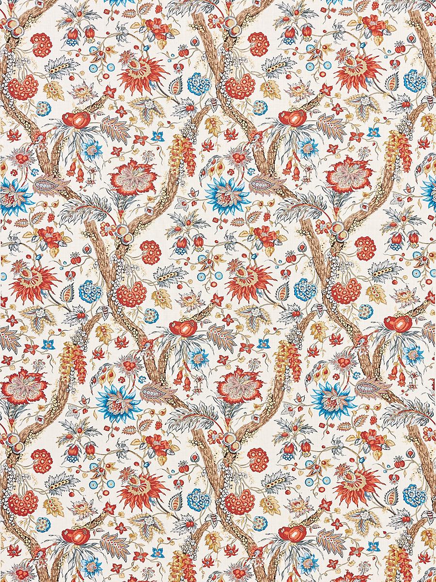 Scalamandre Fleurs Tropicales Autumn Multi Fabric