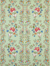 Scalamandre Camellia Trellis Seafoam Posey Fabric
