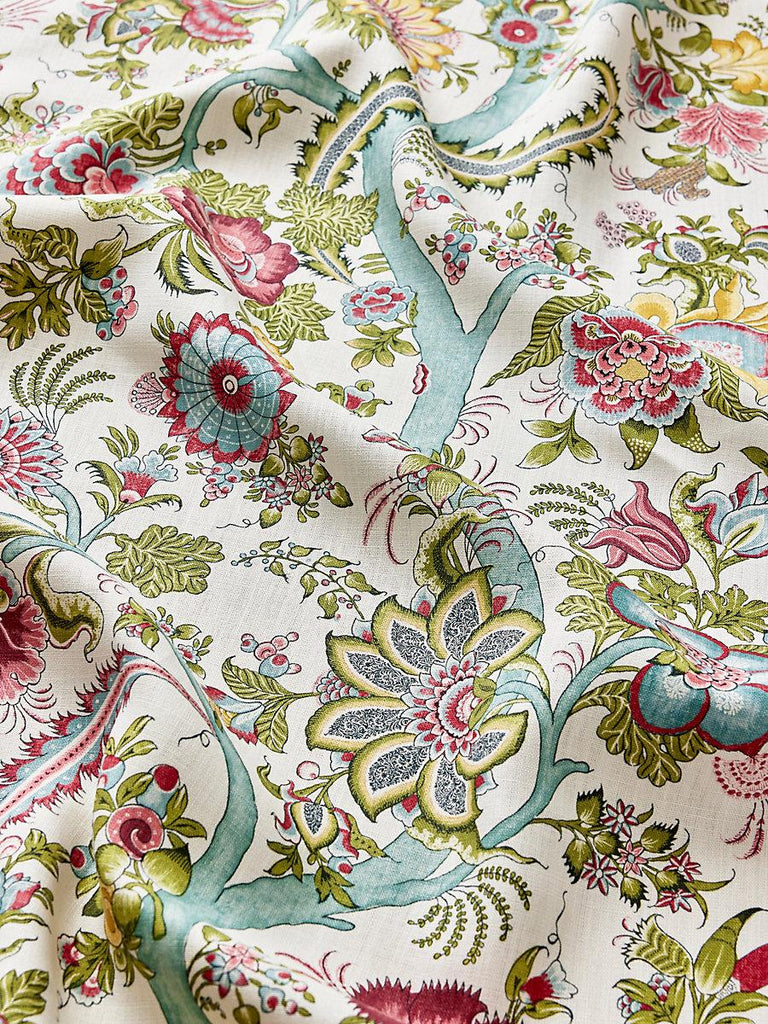 Scalamandre Metropolitan Palampore Print Flower Garden Fabric