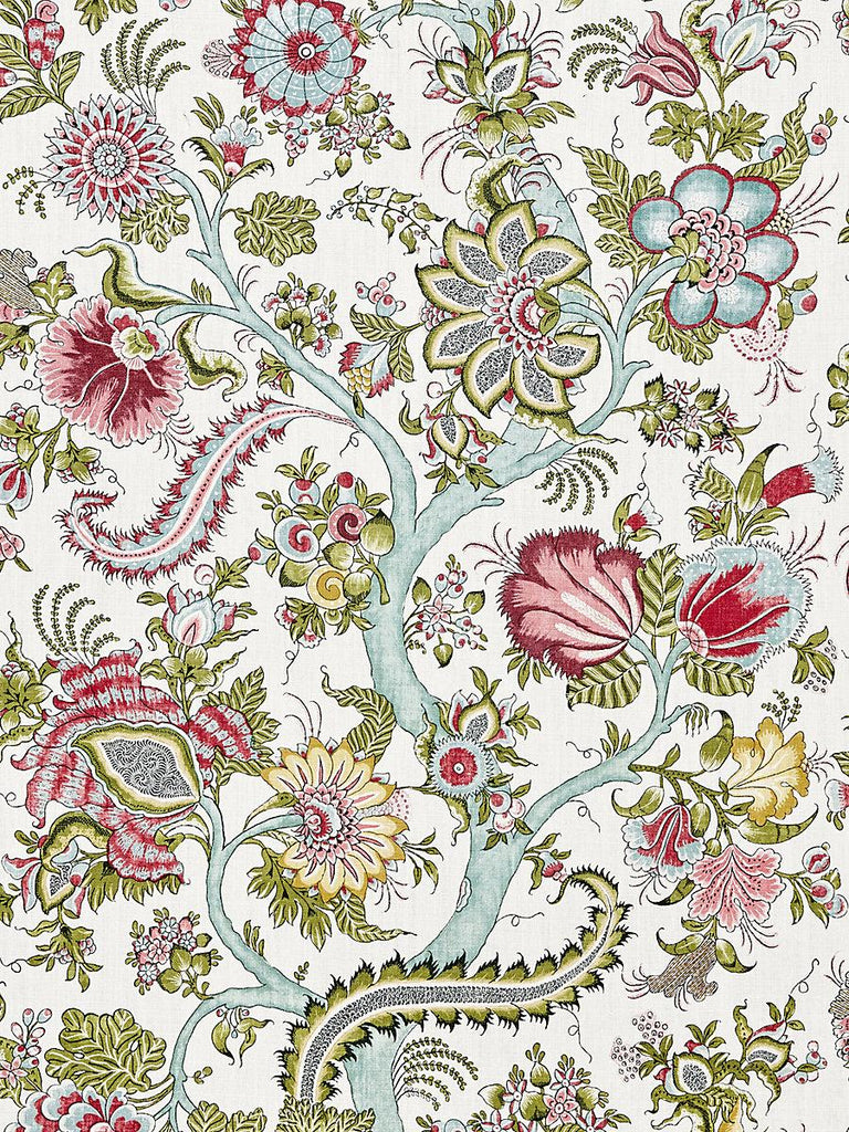 Scalamandre Metropolitan Palampore Print Flower Garden Fabric