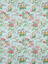Scalamandre Persephone Print Spring Sky Fabric