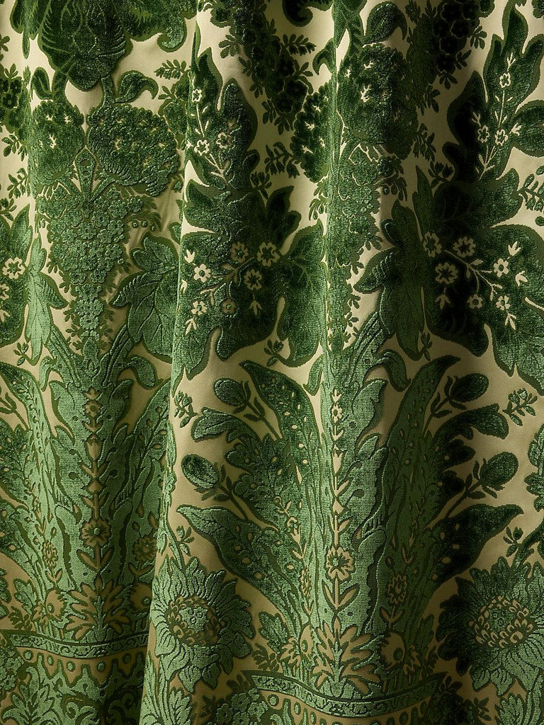 Scalamandre Regis Velvet Damask Frond Fabric