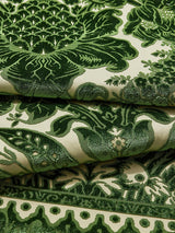 Scalamandre Regis Velvet Damask Frond Fabric