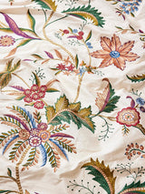 Scalamandre Seraphine Embroidered Silk Jewel Multi Fabric