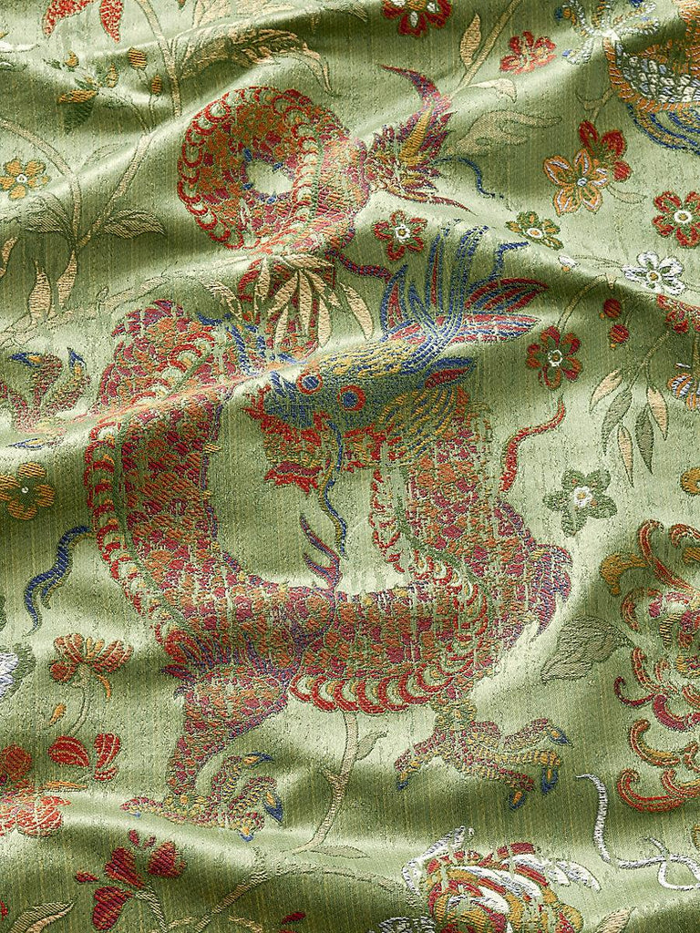 Scalamandre Dragon Tableau Spring Multi Fabric