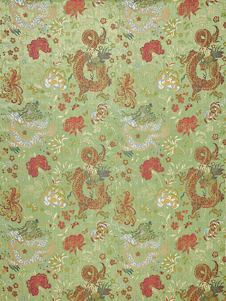 Scalamandre Dragon Tableau Spring Multi Fabric