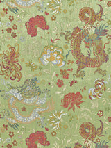 Scalamandre Dragon Tableau Spring Multi Fabric