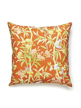 Scalamandre Lanai Outdoor 22 X 22 - Guava Decorative Pillow