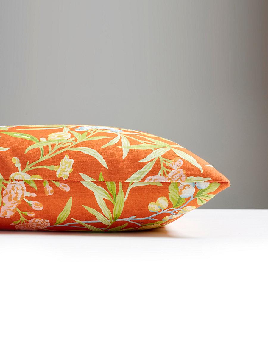 Scalamandre Lanai Outdoor 22 X 22 - Guava Decorative Pillow