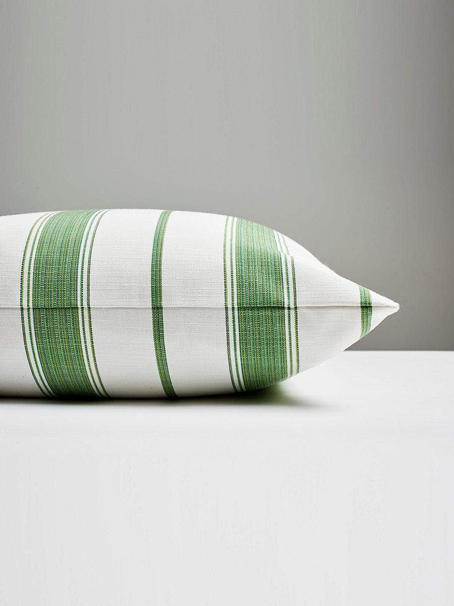 Scalamandre Sconset Outdoor 22 X 22 - Vert Decorative Pillow