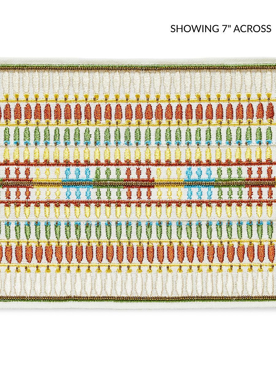 Scalamandre Amarna Embellished Tape Multi Trim