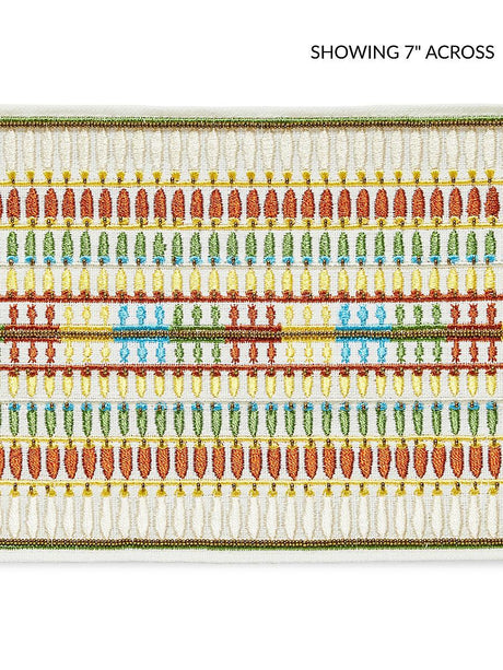 Scalamandre Amarna Embellished Tape Multi Trim