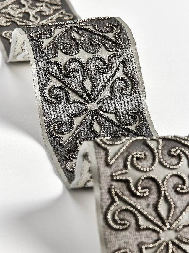 Scalamandre Saxony Embellished Tape Sterling Trim