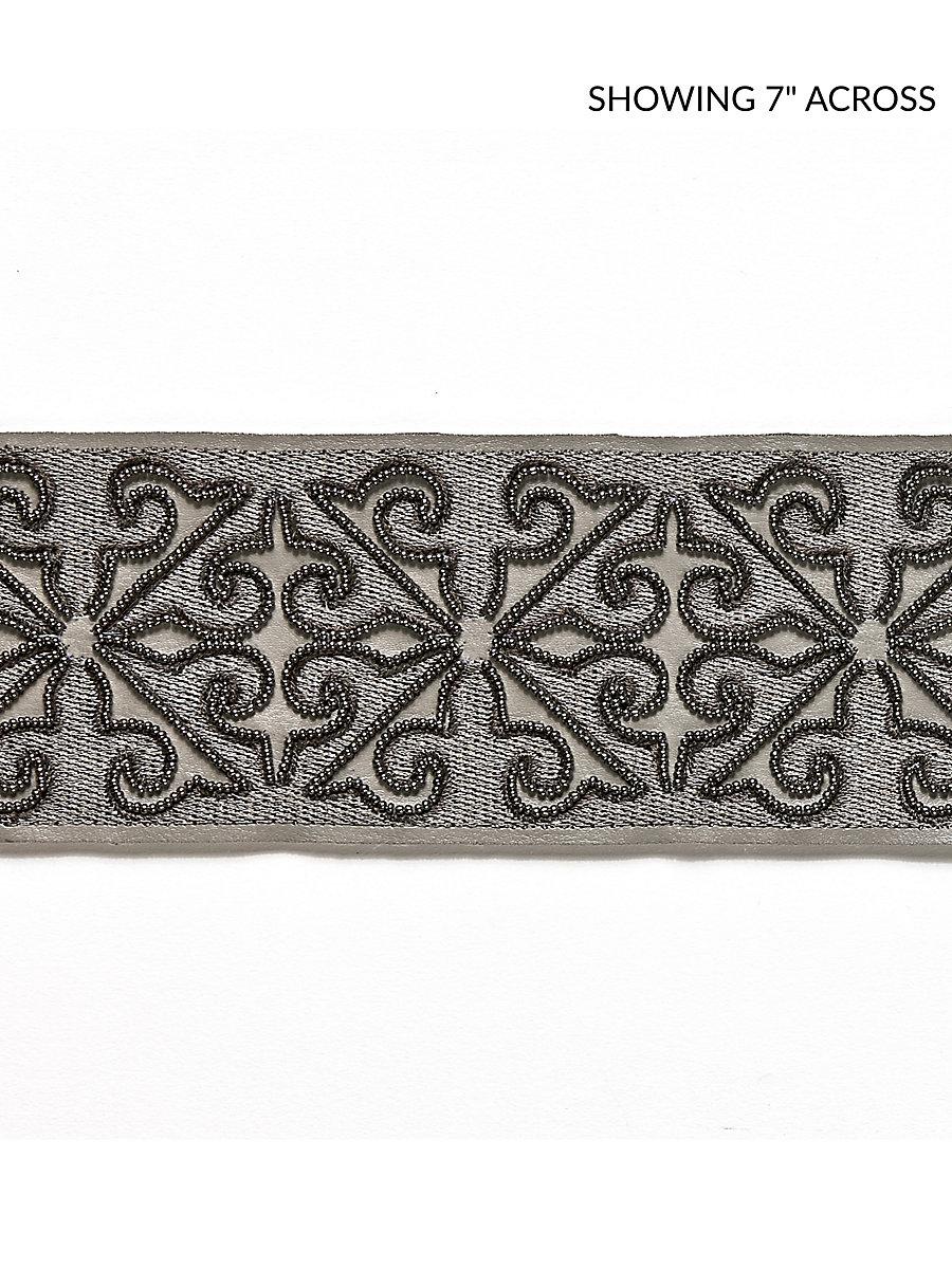 Scalamandre Saxony Embellished Tape Sterling Trim