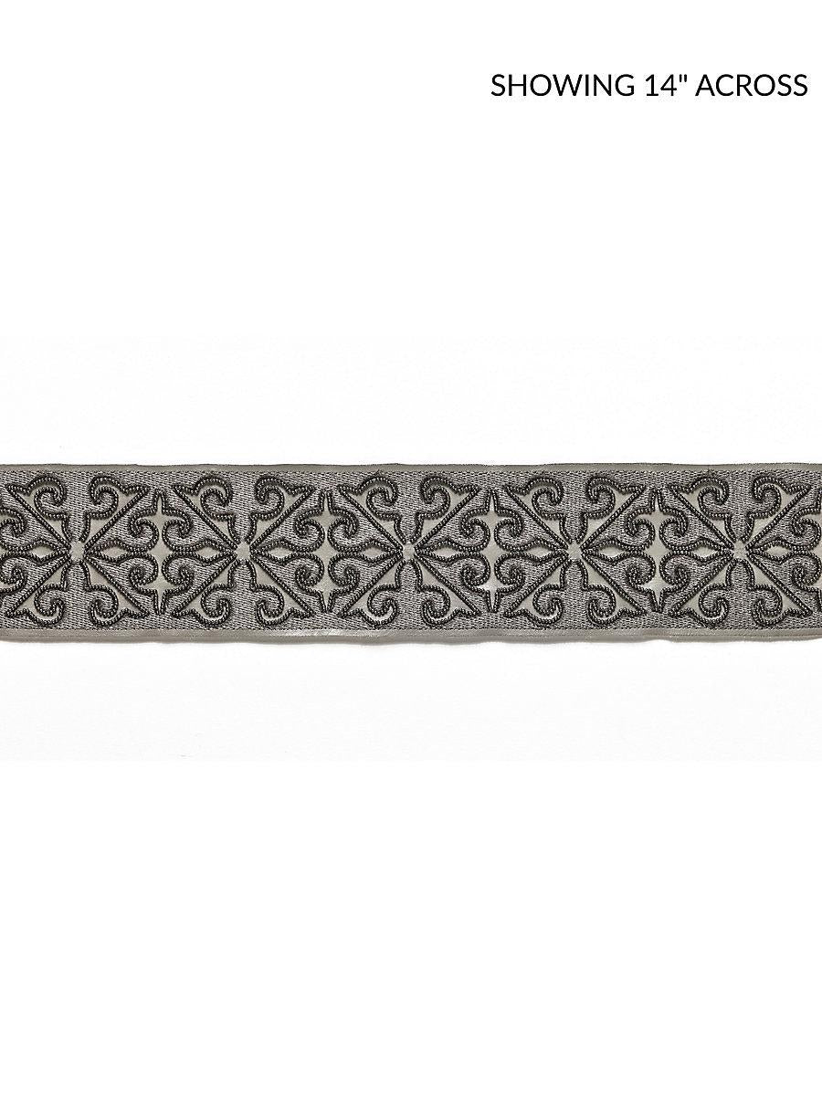 Scalamandre Saxony Embellished Tape Sterling Trim