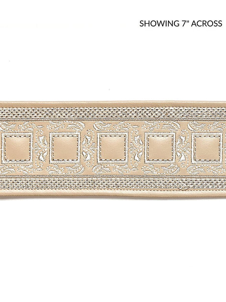 Scalamandre Archduke Embroidered Tape Camel Trim