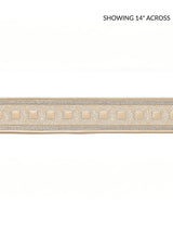 Scalamandre Archduke Embroidered Tape Camel Trim