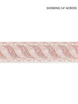 Scalamandre Paisley Embroidered Tape French Rose Trim