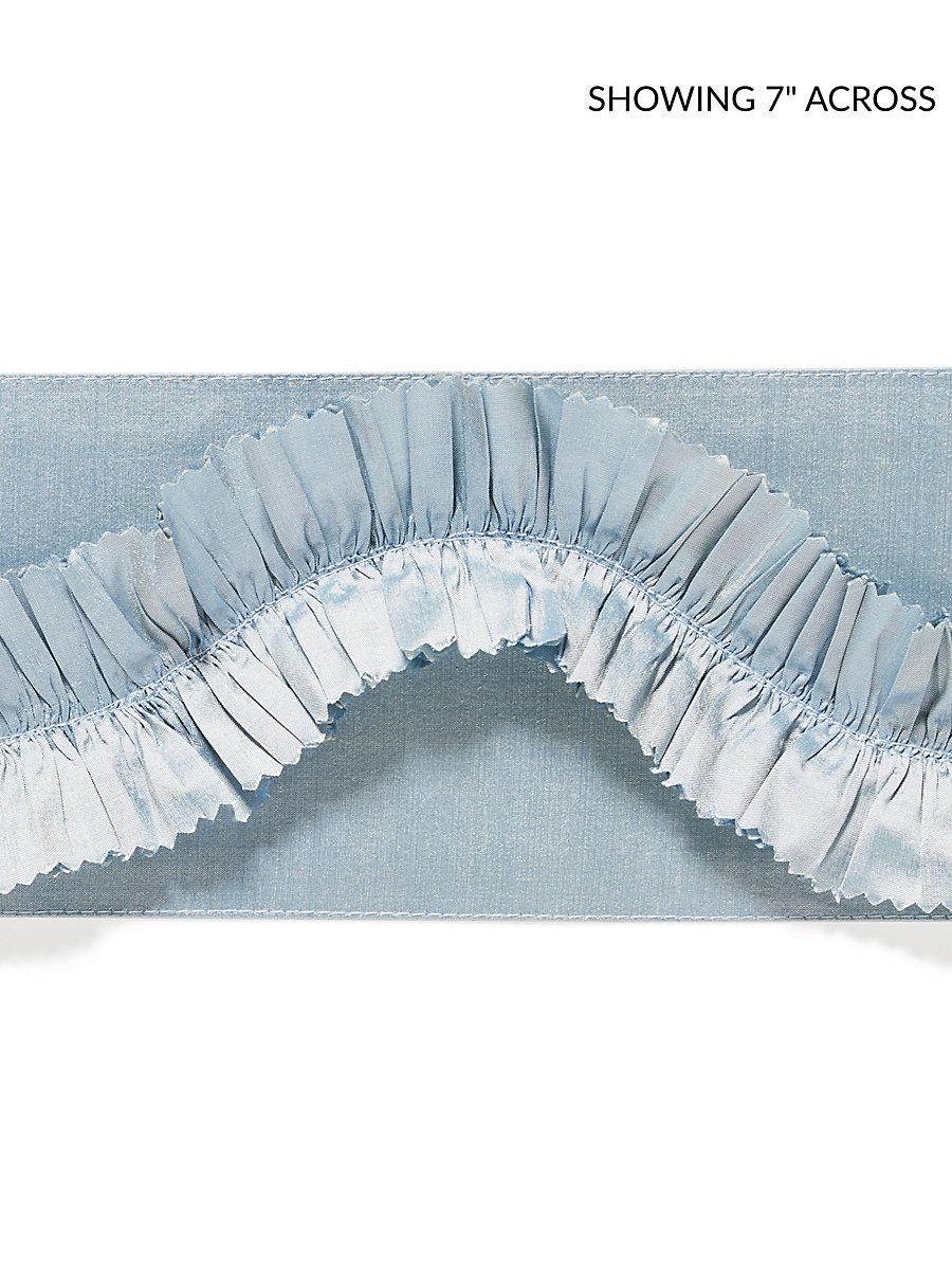 Scalamandre Ruffle Tape Ice Blue Trim