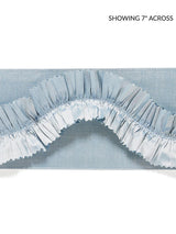 Scalamandre Ruffle Tape Ice Blue Trim