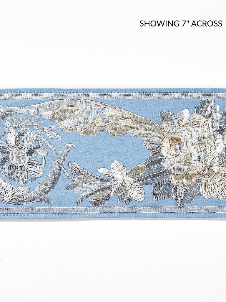 Scalamandre Reine Embroidered Tape Fountain Trim