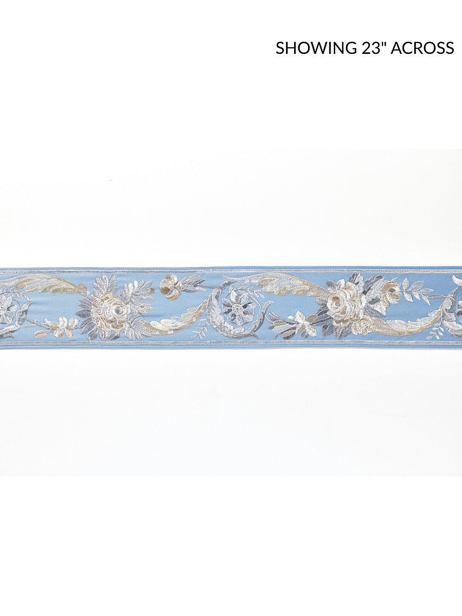Scalamandre Reine Embroidered Tape Fountain Trim