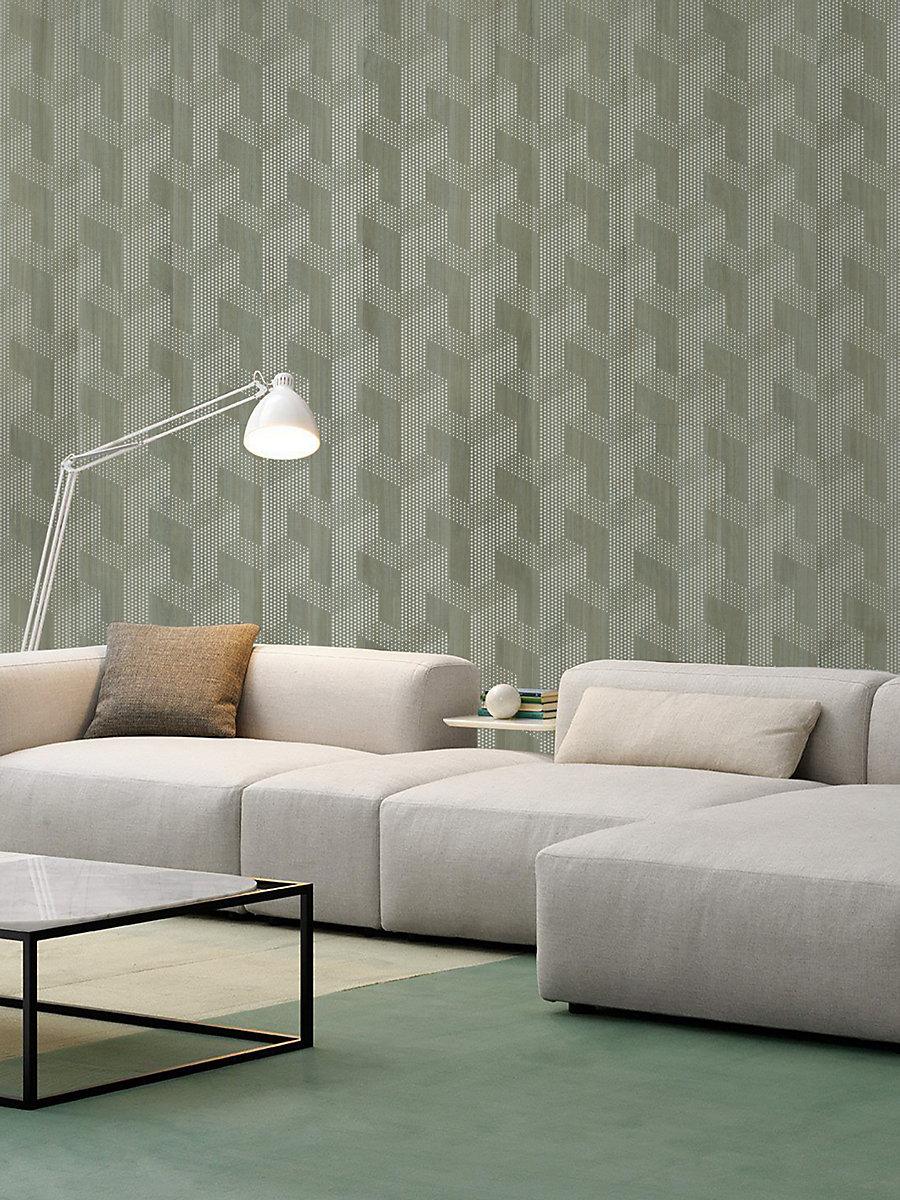 Scalamandre Tenor Dry Sage Wallpaper