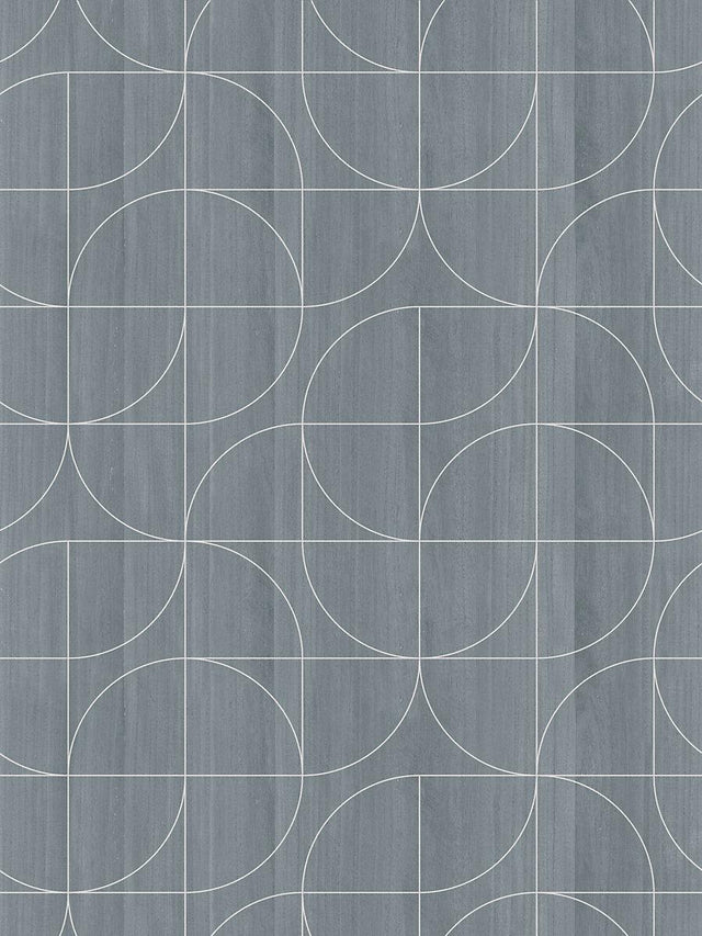 Scalamandre Vibrato Silver Sky Wallpaper