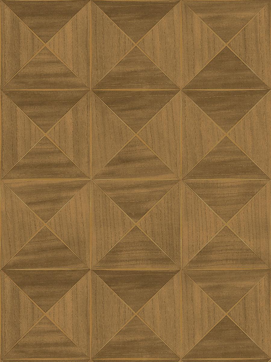 Scalamandre Ballad Hickory Wallpaper