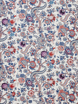 Scalamandre Metropolitan Palampore Print Red Multi Fabric