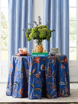 Scalamandre Seraphine Embroidered Silk Royal Multi Fabric