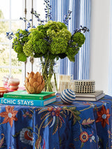 Scalamandre Seraphine Embroidered Silk Royal Multi Fabric