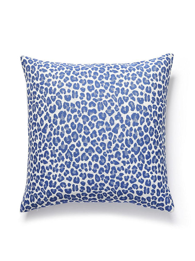 Scalamandre Backyard Bengal Outdoor 22 X 22 - Cobalt Decorative Pillow