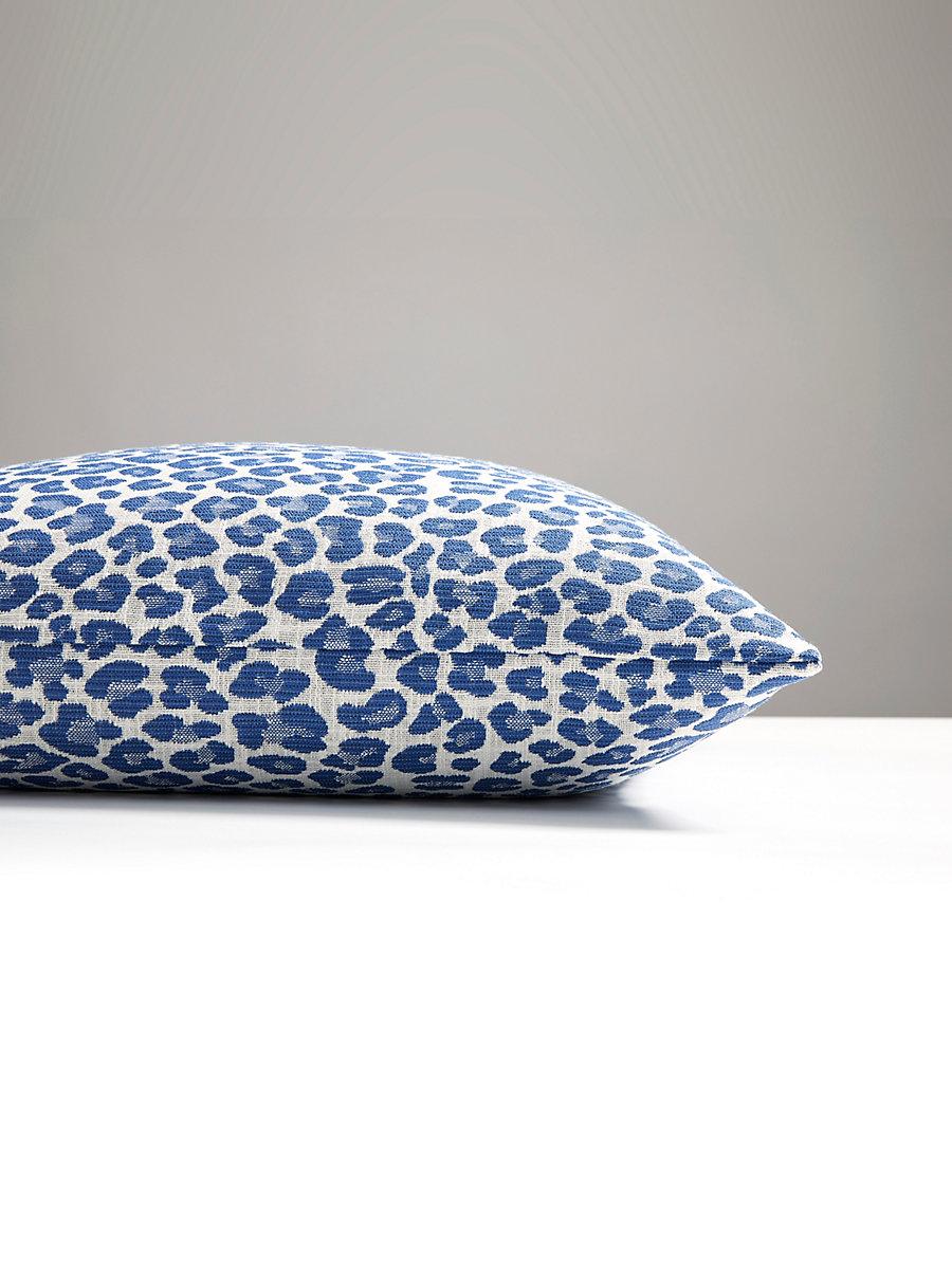 Scalamandre Backyard Bengal Outdoor 22 X 22 - Cobalt Decorative Pillow