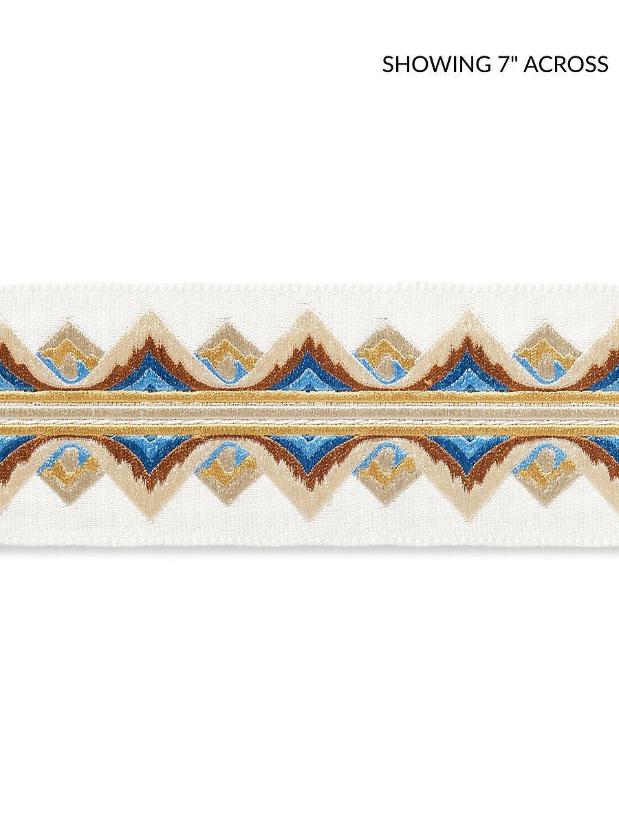 Scalamandre Flamme Embroidered Tape Autumn Trim