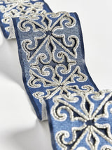 Scalamandre Saxony Embellished Tape Midnight Trim