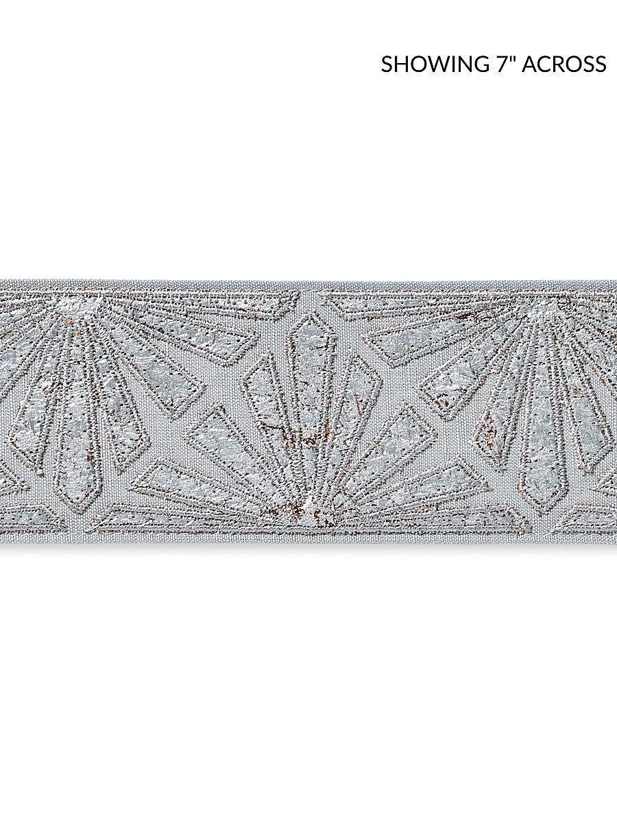 Scalamandre Milan Applique Tape Pewter Trim