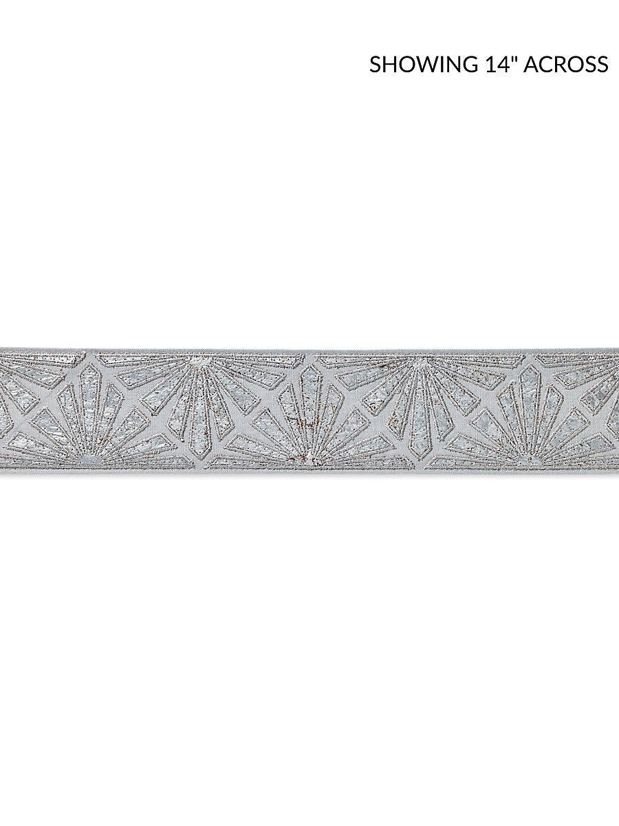 Scalamandre Milan Applique Tape Pewter Trim