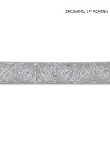 Scalamandre Milan Applique Tape Pewter Trim