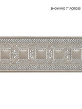 Scalamandre Archduke Embroidered Tape Slate Trim