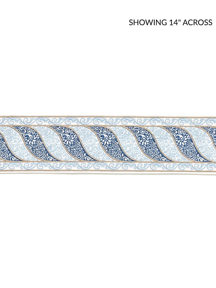 Scalamandre Paisley Embroidered Tape Fountain Trim