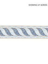 Scalamandre Paisley Embroidered Tape Fountain Trim