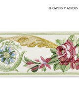 Scalamandre Reine Embroidered Tape Multi Bloom Trim