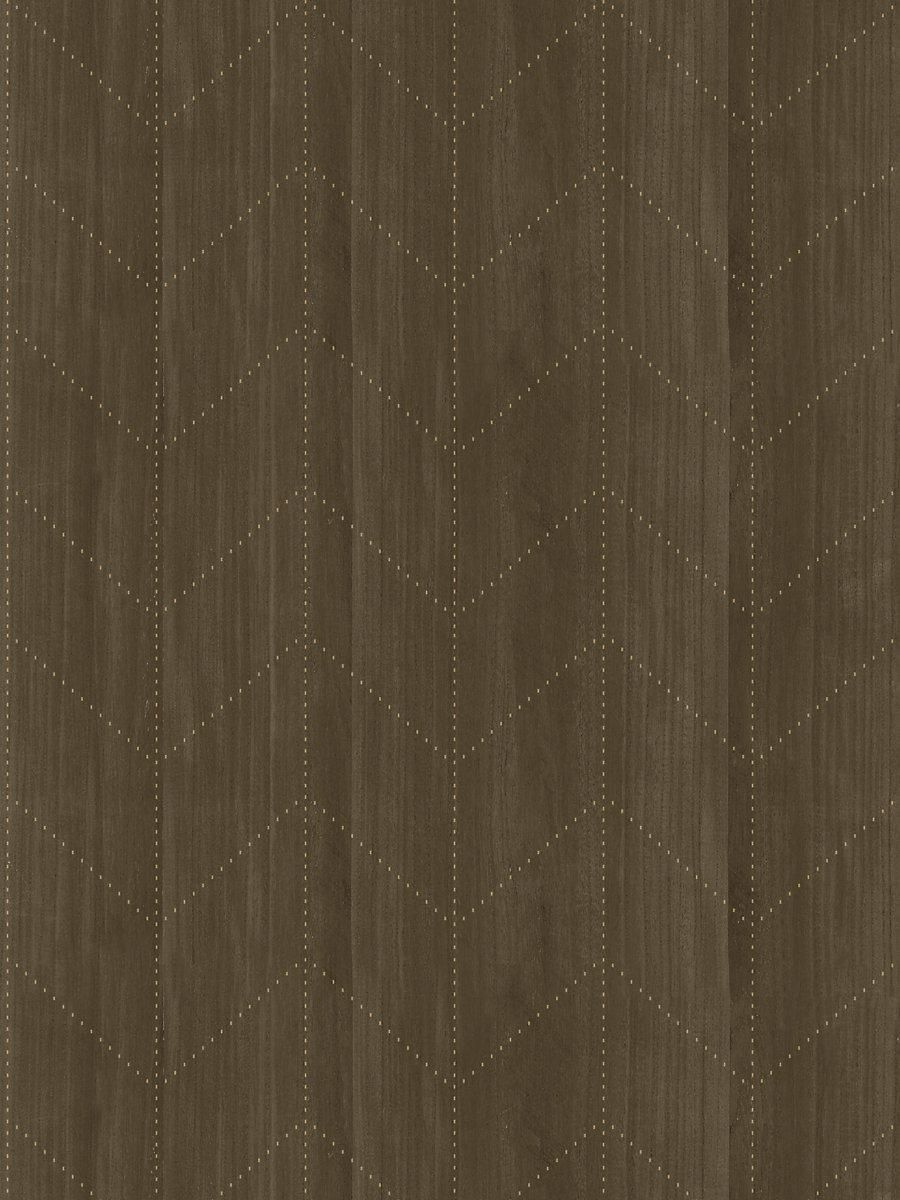 Scalamandre Timbre Espresso Wallpaper