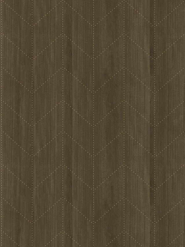 Scalamandre Timbre Espresso Wallpaper