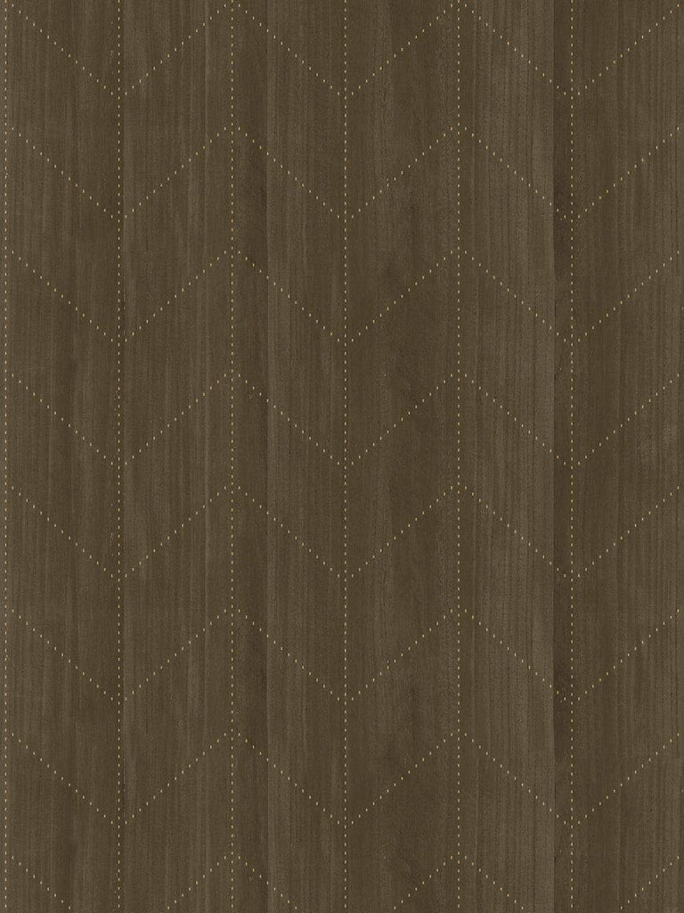 Scalamandre Timbre Espresso Wallpaper
