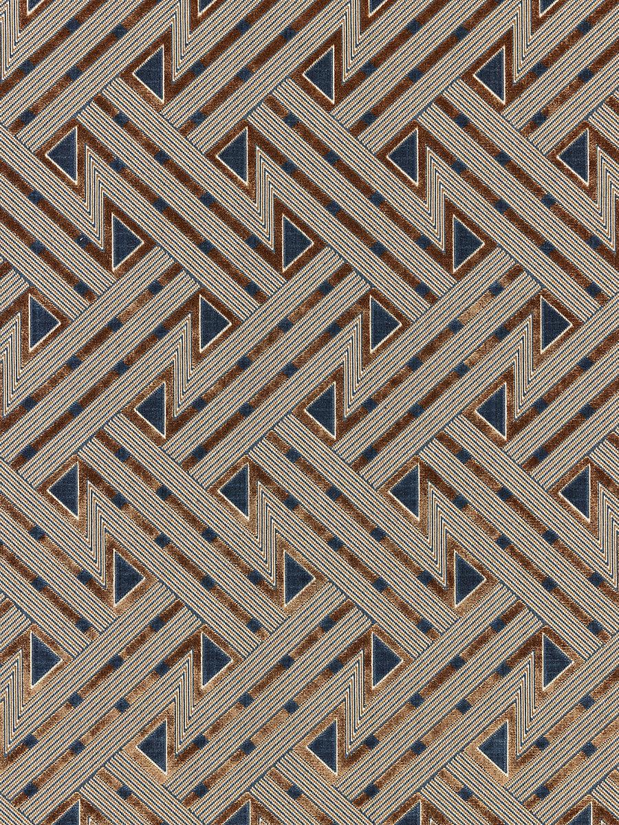 Scalamandre Kasai Velvet Dark Walnut Fabric