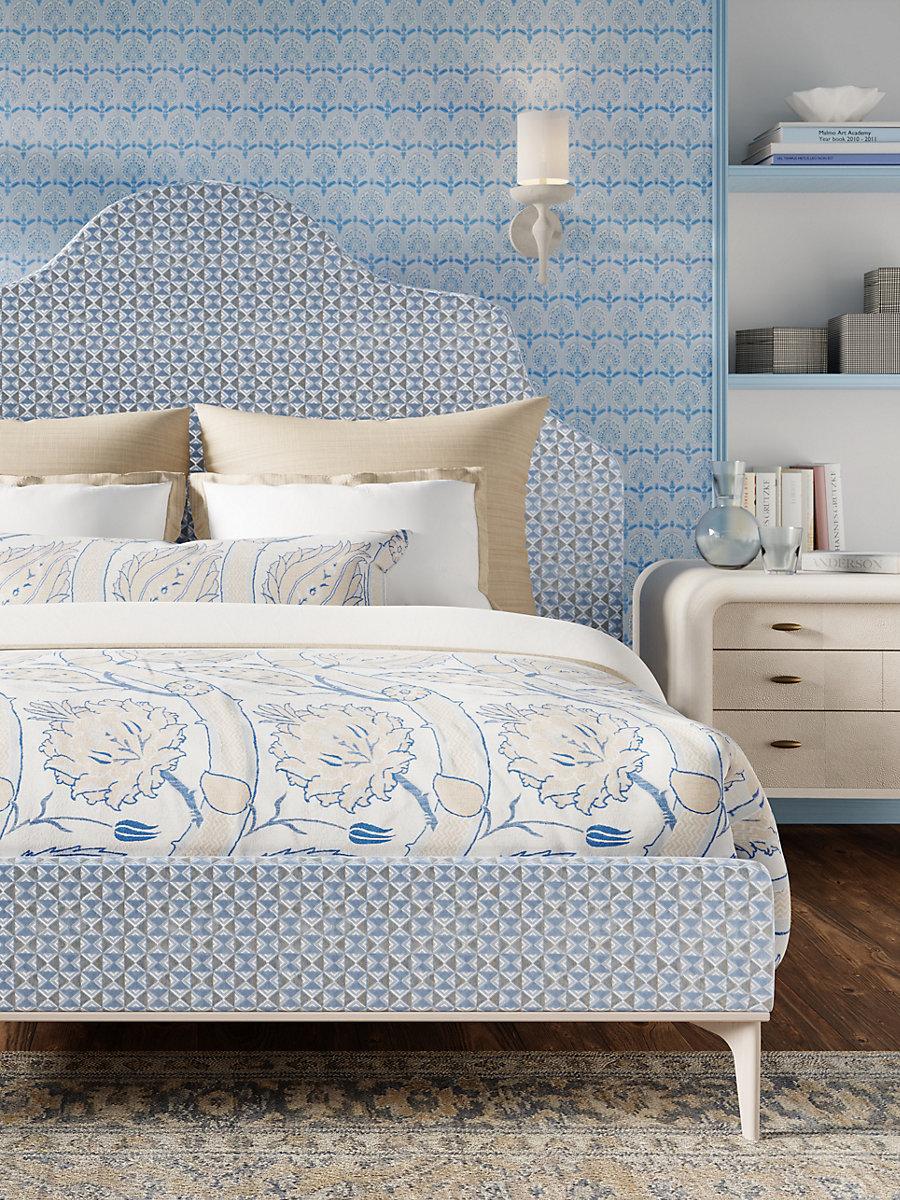 Scalamandre Parlor Velvet Bluebell Fabric