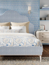 Scalamandre Parlor Velvet Bluebell Fabric